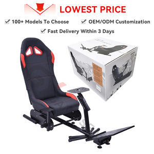 Simulateur de course GY041-2 pour PS5, cockpit pliable, siège réglable, cadre pliable complet, configuration de jeu de conduite, <span class=keywords><strong>club</strong></span> sportif - Product Image 1