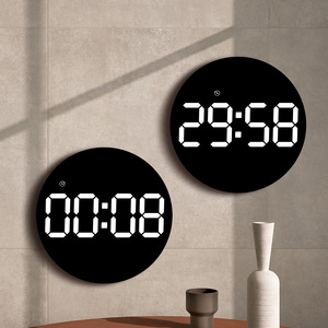 Ventes directes d'usine grand écran LED 10 pouces horloge grande horloge murale de police en Stock Promotion horloge intelligente numérique - Product Image 4