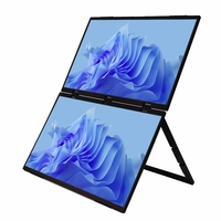 Écran LCD portable simple/double 15,6 pouces FHD 1080P IPS pour ordinateur portable, jeux et travail, fabriqué en usine OEM