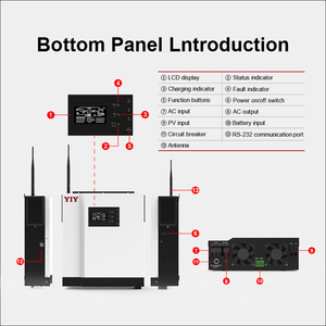 12/24/48 v 5 kw 3,5 kw 6 kw <span class=keywords><strong>on</strong></span>-/off-<span class=keywords><strong>grid</strong></span>-wechselrichter mit mppt laderegler reine sinuswelle hybrid-solarinverter 5000 w 3000 w - Product Image 5