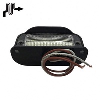 Lampe de plaque d'immatriculation de voiture 4LED étanche IP67 Super Bright feu arrière 10-30V pour camion remorque camion RV caravane pick-up voiture