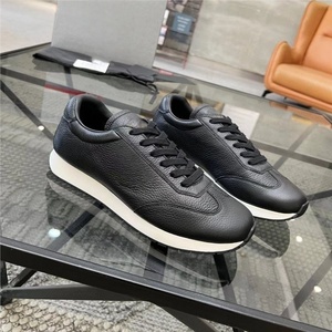 Men's comfortable sport shoes fashionable leather multi-color casual shoes High Quality retro chunky soled Men's running shoes - Product Image 1