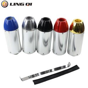 LINGQI RACING Popular Tubo <span class=keywords><strong>de</strong></span> Escape Silenciador <span class=keywords><strong>de</strong></span> <span class=keywords><strong>Bala</strong></span> <span class=keywords><strong>de</strong></span> 28mm <span class=keywords><strong>para</strong></span> Motocicleta CRF50 50cc 110cc 125cc - Product Image 6
