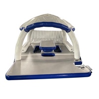 Ombrage gonflable personnalisée, pour maison d'eau, plateforme de loisirs avec tente, île flottante, offre spéciale