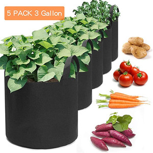 Sacs <span class=keywords><strong>de</strong></span> culture pour plantes 1/3/5/7/10/50/100 Gallons – Jardinières pour légumes, tomates, fraises et pommes <span class=keywords><strong>de</strong></span> terre - Product Image 6