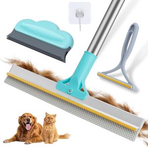 Spazzola Grande in Acciaio Inossidabile per Rimuovere Peli <span class=keywords><strong>di</strong></span> Animali Domestici con Manico Lungo, Rastrello per Tappeti per Cani <span class=keywords><strong>di</strong></span> Taglia Grande - Product Image 1