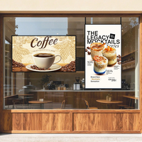 Pantalla Digital Publicitaria para Ventanas de Grado Industrial, Ultra Brillante de 3000nits, con Atenuación Automática QWP para Escaparates
