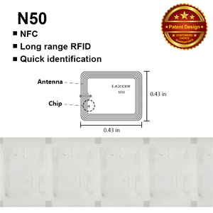 LX-N50 <span class=keywords><strong>NFC</strong></span> Mini tag không thấm nước RFID nhãn thẻ khô/ướt Inlay cho thanh toán Mini tag ứng dụng - Product Image 5