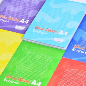 Gran oferta, cuaderno de oficina A4 de 160 páginas, papel de impresión colorido de cartón con patrón cuadrado pequeño encuadernado con pegamento de alta calidad para ocupado - Product Image 4