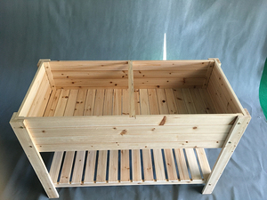 Lit <span class=keywords><strong>surélevé</strong></span> d'extérieur <span class=keywords><strong>en</strong></span> <span class=keywords><strong>bois</strong></span> de cèdre, légumes de décoration pour jardin - Product Image 3