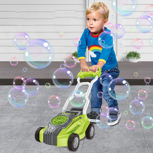 Zhorya Outdoor <strong>Lawn</strong> <strong>Mower</strong> Trolley Battery Operated <strong>Toy</strong> Bubble Machine Hand Push Bubble Blower <strong>Toys</strong> for Kids - Product Image 5