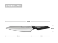 Couteau Super Slicer de haute qualité avec manche en plastique souple pour découper les viandes pain de volaille dans la cuisine