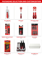 Set Obeng Keamanan Torx Gagang T6 T8 T10 T15 T20 T25 T30 Perbaikan Industri