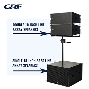 Passive 8 Ohm Sound Audio System Dual 10 Inch <strong>Tweeters</strong> 500W Line Array Speakers <strong>18</strong> Inch Subwoofer Waterproof for Outdoor Events - Product Image 4