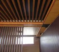 Paneles de madera huecos para paredes, madera, pvc, falso techo