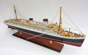 SS REXX bateaux de croisière en bois de style européen modèle nouveauté artisanat paquebot cadeau GIA CO. LTD NHEIN CS0096P - Product Image 4