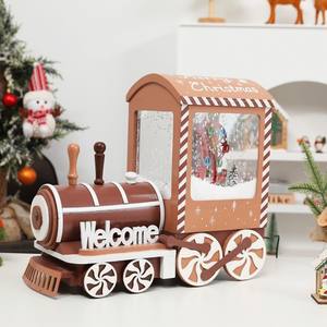 Mini train de Noël en plastique avec musique de <span class=keywords><strong>neige</strong></span> pour décorations de festival - Product Image 4