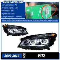 Phares LED améliorés pour Série 7 F01 F02 2009-2015, phares améliorés, plug and play, pièces automobiles