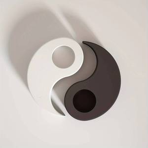 MUYULINS Mold 1pc Tai Chi Yin-Yang Moule en silicone pour bougies, utilisé pour la fabrication de savon DIY, les créations en résine époxy et le moulage en plâtre - Product Image 4