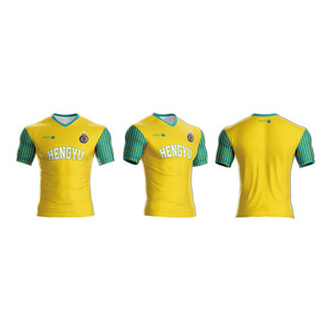 HENGYU maglia da <span class=keywords><strong>calcio</strong></span> a maniche corte traspirante in poliestere con scollo a V, uniforme per il <span class=keywords><strong>calcio</strong></span> sportivo maschile - Product Image 6