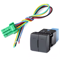 Nouvel interrupteur à double bouton carré pour barre lumineuse LED de tableau de bord Landcruiser Prado série 150 GDJ150R
