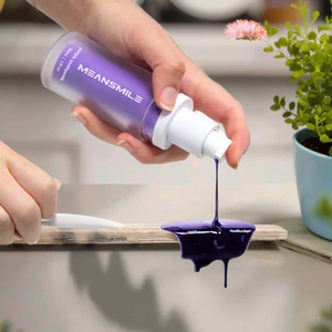 Venta directa de fábrica, pasta de dientes blanqueadora de dientes de alta calidad, limpiador de Color Dental, caja con sabor a menta púrpura para uso doméstico - Product Image 1