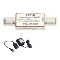 Model Xinxidi No. Preamplifier Antena TV Luar Ruangan LNA-01 - Penguat Sinyal TV Digital
