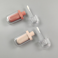 Brillant à lèvres brillant Transparent en plastique brillant à lèvres Tube conteneur vide Capsule forme pour cosmétiques