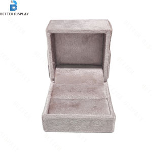 Scatola di Gioielli in Velluto <span class=keywords><strong>Rosa</strong></span> di Lusso Personalizzabile per Anelli, Collane, Ciondoli e Set di Orecchini - Product Image 4