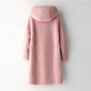 Cappotto Invernale Elegante da <span class=keywords><strong>Donna</strong></span> Boying, Lungo in Lana Intrecciata <span class=keywords><strong>con</strong></span> Bottoni, Stile Vintage, Ecologico, Antivento, <span class=keywords><strong>con</strong></span> <span class=keywords><strong>Cappuccio</strong></span> e Pelliccia Sintetica - Product Image 2