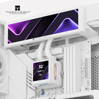Thermalright TR-A30 VISION White Boîtier PC avec Écran LCD 9,16 Pouces Panoramique ATX Gaming PC Support AIO 360mm