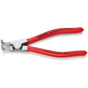 Pince à circlips KNIPEX 46 23 A11 pour circlips externes sur arbres plastifiés chromés 125 mm - Product Image 2