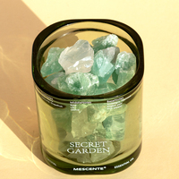 Mescente Aromathérapie Reed Diffuser Sets Home Crystal Stone Decor avec huile essentielle