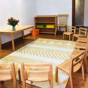 Sedia Impilabile per Bambini in Legno di Faggio Massiccio, Design Moderno, Ecologica, per Asili Nido <span class=keywords><strong>e</strong></span> Scuole Materne - Product Image 2