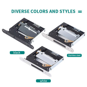 Pengisap magnetis baja tahan karat tidak berisik pegangan pintu tersembunyi dengan kunci dapur tersembunyi Modern - Product Image 2