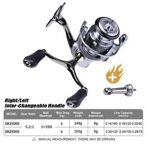 Accesorios de pesca para pescar <span class=keywords><strong>Okuma</strong></span> Ice Carp Deep Sea Line Winder 12000 Series Precio bajo Baitcaster Deep Sea <span class=keywords><strong>Fly</strong></span> Bait Fish - Product Image 4