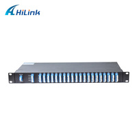 100GHz 0.8nm Dwdm multiplexeur Dwdm Mux Demux 19 1U Rack mount 40ch Aawg dwdm multiplexeur