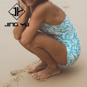 Manufacturer's SPF50+ UV Protection Coral Print Flat-Shorts Surfsuit High-Quality Soft Recycled Nylon Surfsuit - Product Image 6