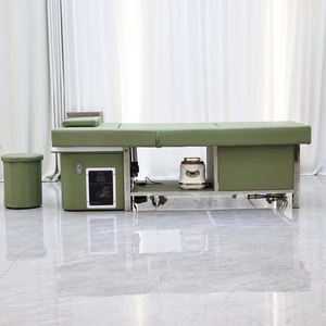 Cama de champú de pedicura reclinable de lujo para terapia de Spa mesa de masaje eléctrica moderna para salón de belleza portátil de Masaje Tailandés - Product Image 2