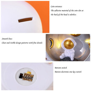 مصباح مكتبي صغير إبداعي للأطفال من راتنج رائد الفضاء وتزيين المنزل - Product Image 5