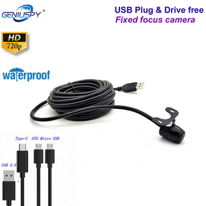720P 1080P Full HD CMOS ống kính góc rộng IP68 không thấm nước OTG UVC USB xe đảo ngược máy ảnh với 5 mét/3 mét cáp dài - Product Image 2