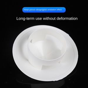 Tubo de tapa de lluvia integrado de PVC con técnica de fundición para ventilación de techo Tapa de chimenea de plástico Accesorios de ventilación de campana de escape Producto - Product Image 5