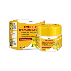 Crema reparadora de pies OEM Banana 30g hidratante para piel seca y agrietada - Product Image 1