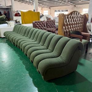 โซฟาผ้าและหนังรูปตัว S รุ่น DS-600 'Snake' สำหรับคู่รักแบบทั่วไป ดีไซน์ทันสมัย พร้อมคุณสมบัติระบบทำความเย็น - Product Image 4