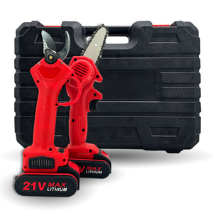 Juego de Herramientas con Batería de Litio, Tijeras de Podar, Cortador de Ramas, Tijeras de Jardín, Motosierra Inalámbrica para Cortar Madera - Product Image 1