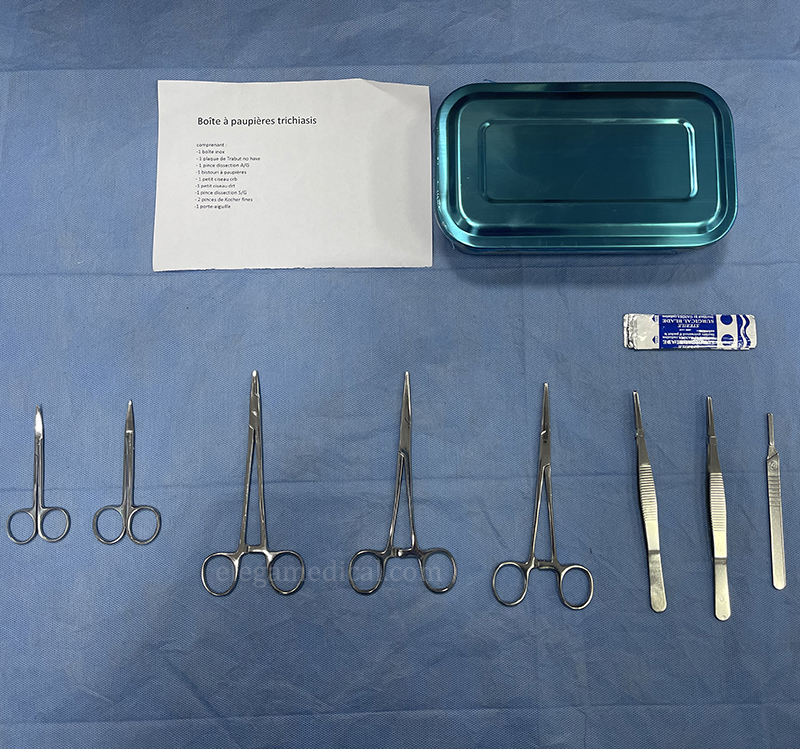 Stainless Steel Medical Surgical Instrument Box Basic Surgery