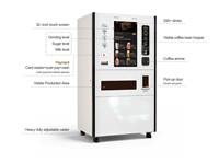 Machine à café intelligente sans personnel pour sodas, boissons gazeuses et thé au lait