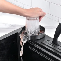 Évier de cuisine moderne multifonctionnel en acier inoxydable 304 de qualité supérieure, finition nano polie, à cuve unique, avec robinet