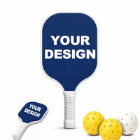 Vente en gros usine – Raquette de pickleball portable en fibre de carbone T700, épaisseur 16 mm, pour adultes et enfants, noyau en nid d'abeille, surface rugueuse, en stock