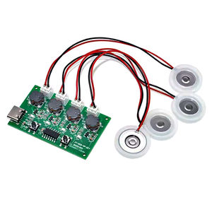 Placa de control USB para humidificador DIY de cuatro pulverizadores, placas de circuito integrado para atomizador ultrasónico, placa de accionamiento ultrasónico de cuatro vías para humidificador - Product Image 1